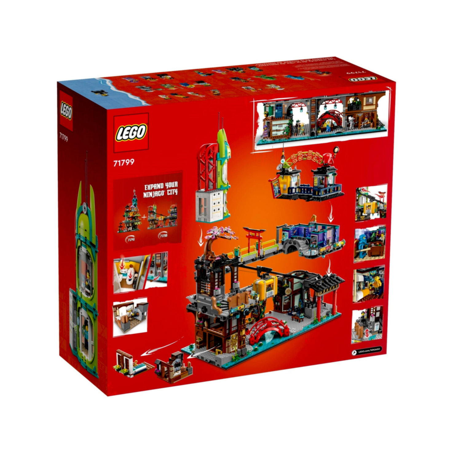 LEGO® NINJAGO® 71799 Die Märkte von NINJAGO® City (LEGO® Rare Set)