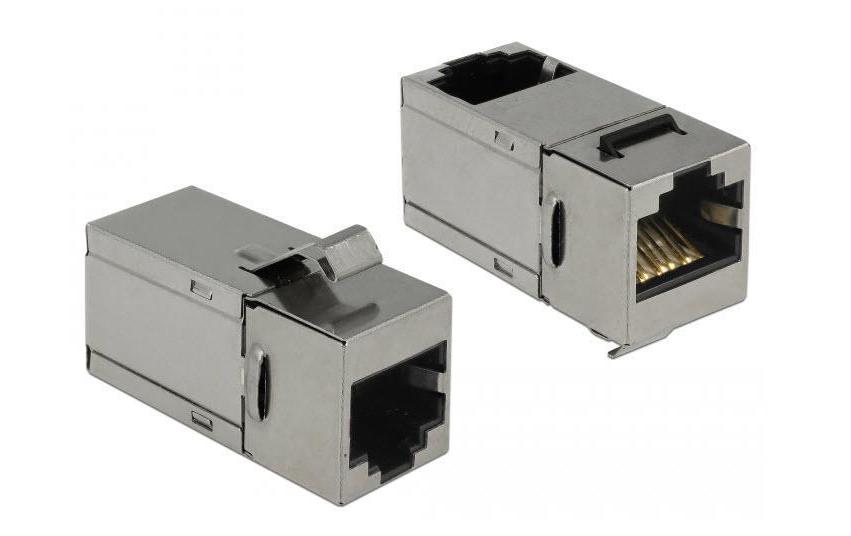 Keystone-Modul RJ-45, Cat.6, 90° geschirmtKeystone-Modul Cat.6 geschirmt
