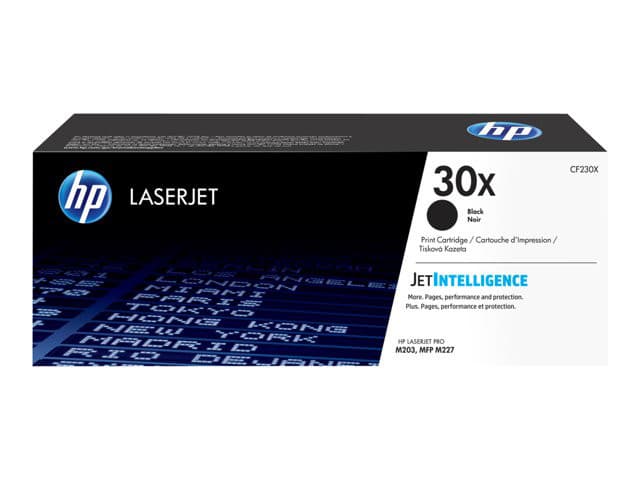 HP blækpatron 30X High Yield Original LaserJet Sort