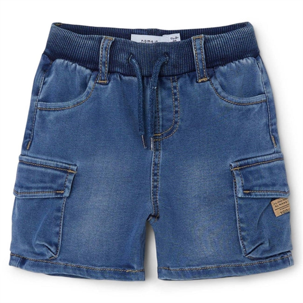 Medium Blue Denim Ben Baggy Denim Shorts Noos