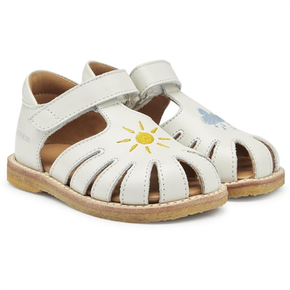 Køb Angulus Begyndersandaler Off White