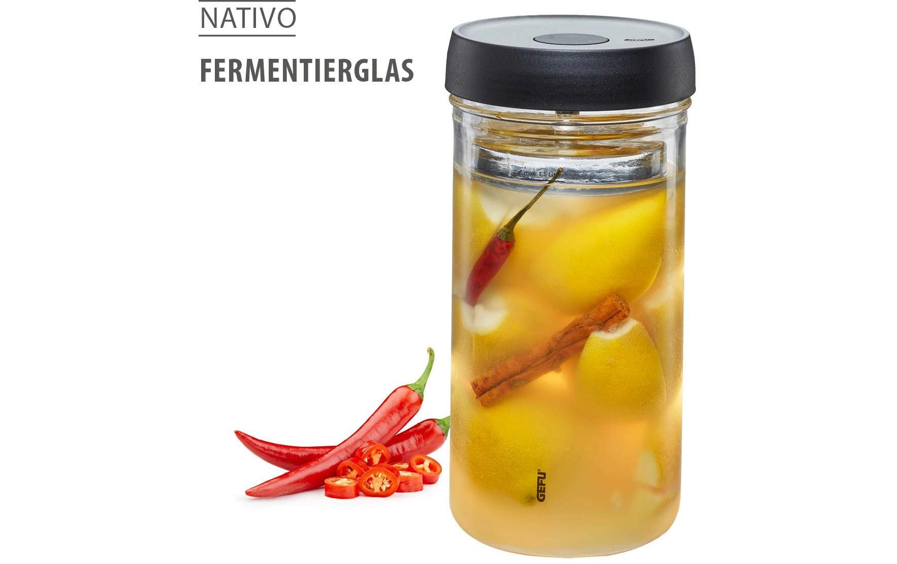 Fermentationsglas Nativo 1.5 LFermentationsglas mit Deckel