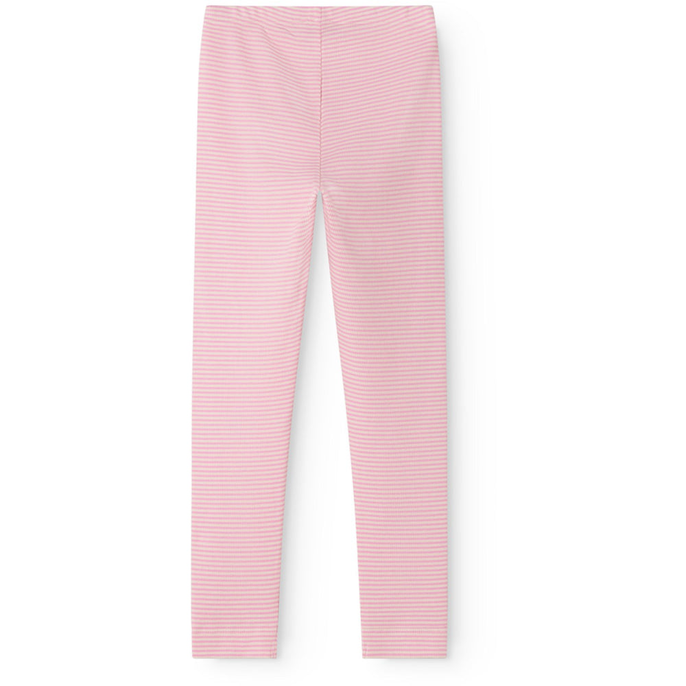 Køb MarMar Modal Fine Rib Pink Stripe Leggings