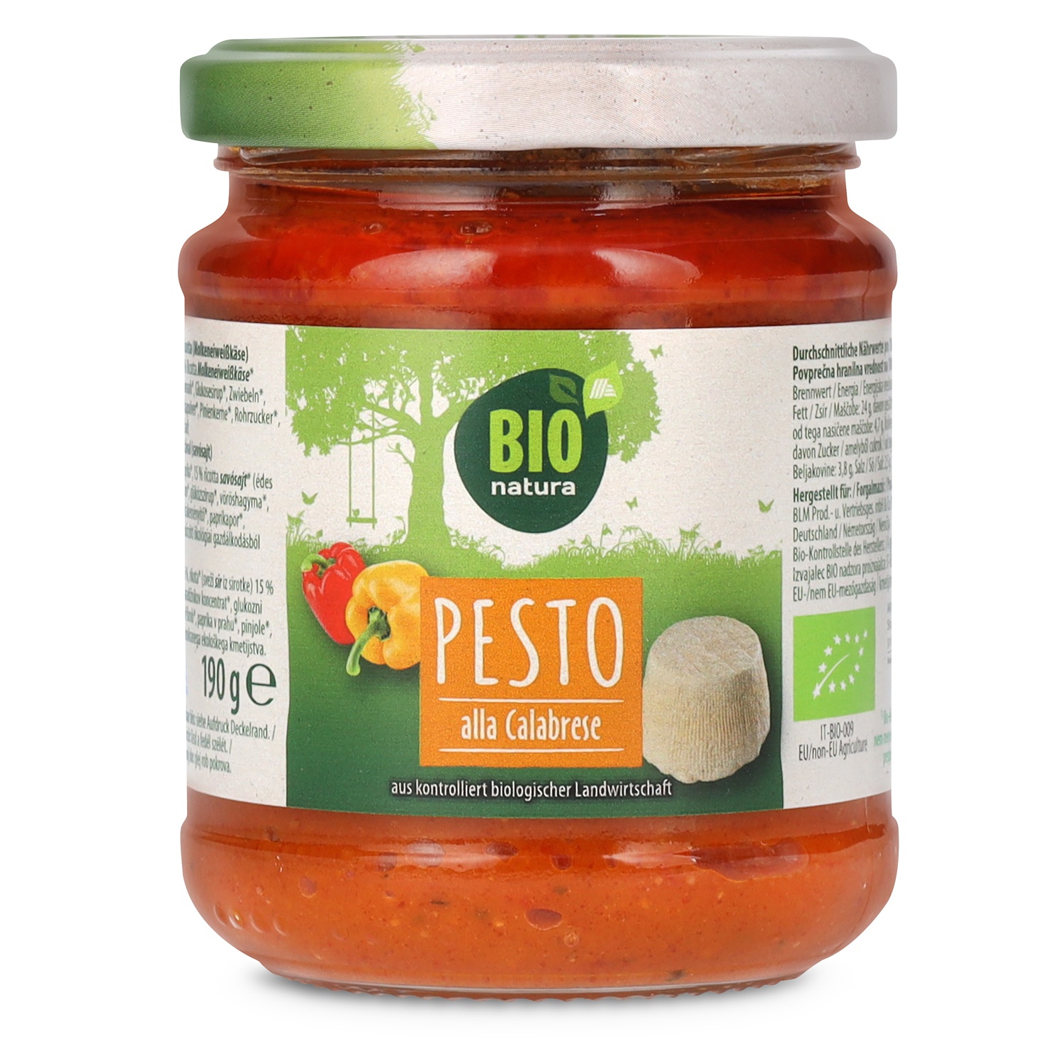 BIO NATURA BIO-Pesto, Calabrese 190 g