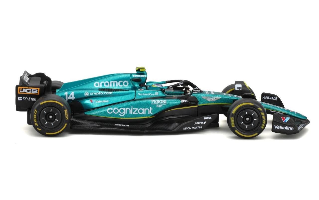 Aston Martin F1 AMR23 Alonso 2023 1:43Sammlermodell im Massstab 1:43