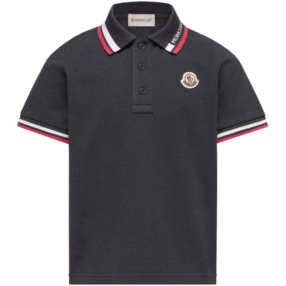 Køb Moncler Navy Ss Polo
