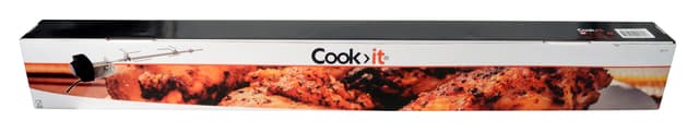 Rotisseri rustfrit til 3+4+5 brænders-gasgrill i kraftig udførelse med 10×10 mm spyd