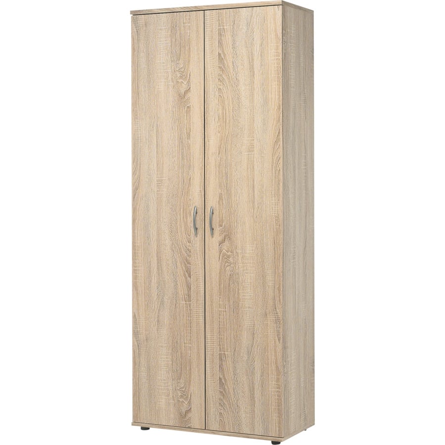 Schuhschrank Menorca Dekor Eiche Artisan 46,5 x 199 x 37,5 cm, mit Spiegel