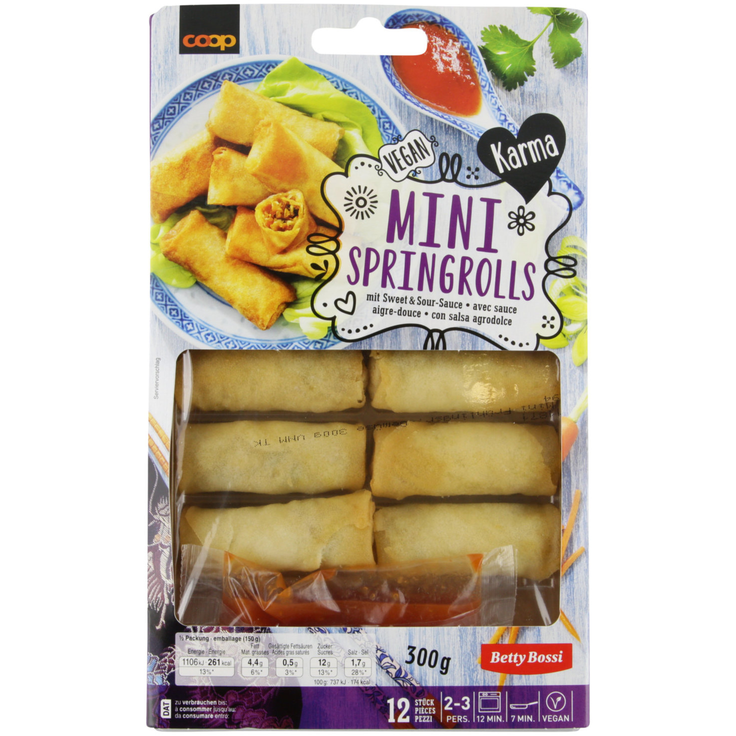 Karma Springrolls Gemüse Mini