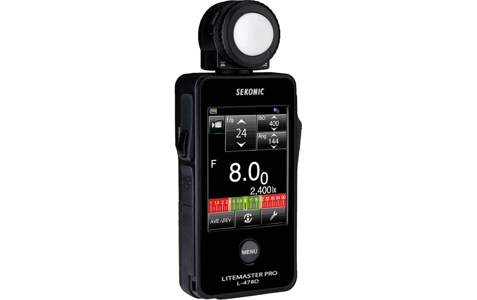 Belichtungsmesser Litemaster Pro L-478D<br>Belichtungsmesser für Blitz- und Dauerlicht