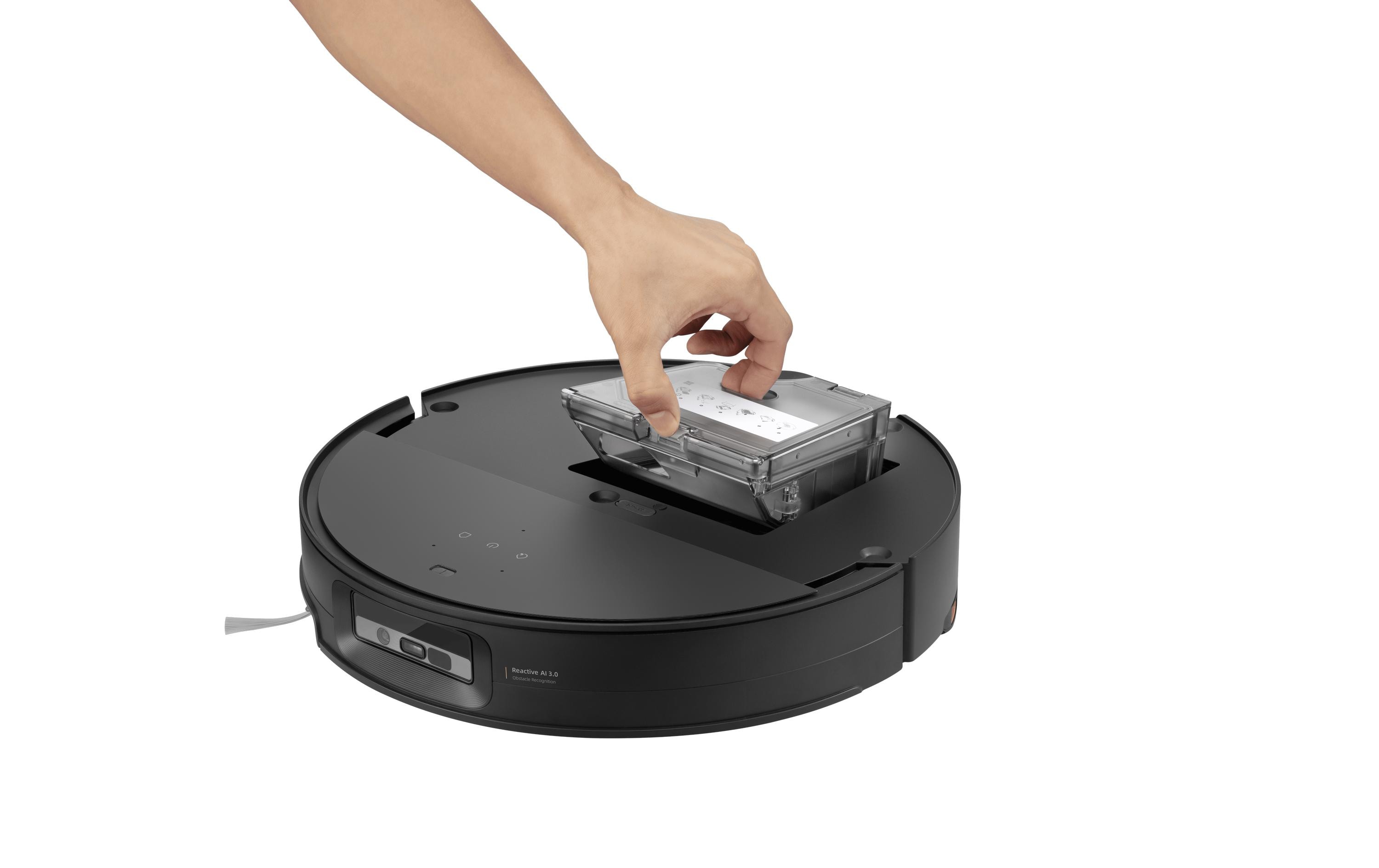 Saug- und Wischroboter Saros 10 Schwarz<br>Saugroboter mit Dual Anti-Tangle System