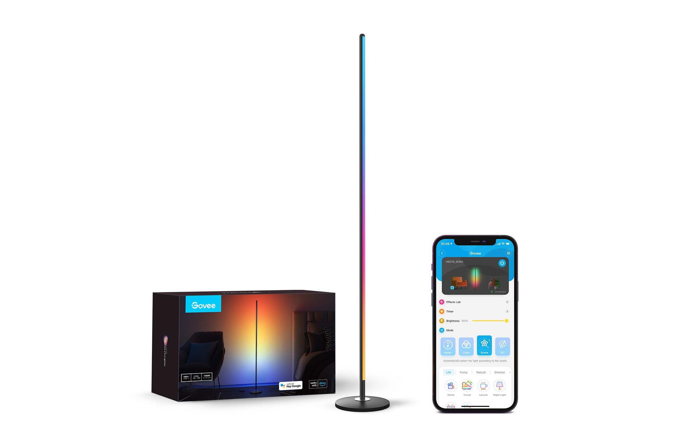 Stehleuchte Smart Corner, RGBICW<br>Eckstehlampe