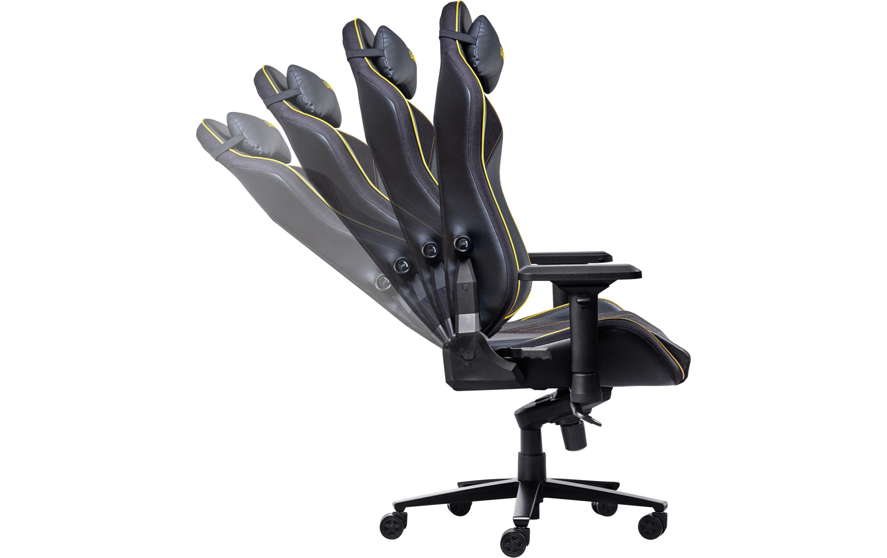 Gaming-Stuhl GXT 721 Ruya Pro Schwarz<br>Komfortabler Premium-Gaming-Stuhl