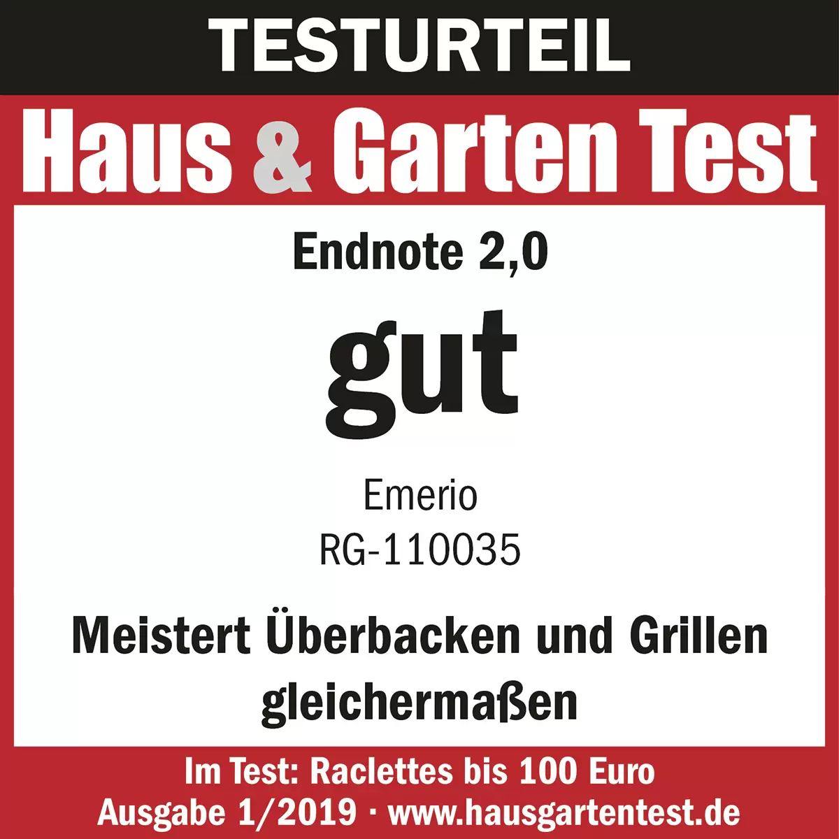 Raclettegerät Schwarz