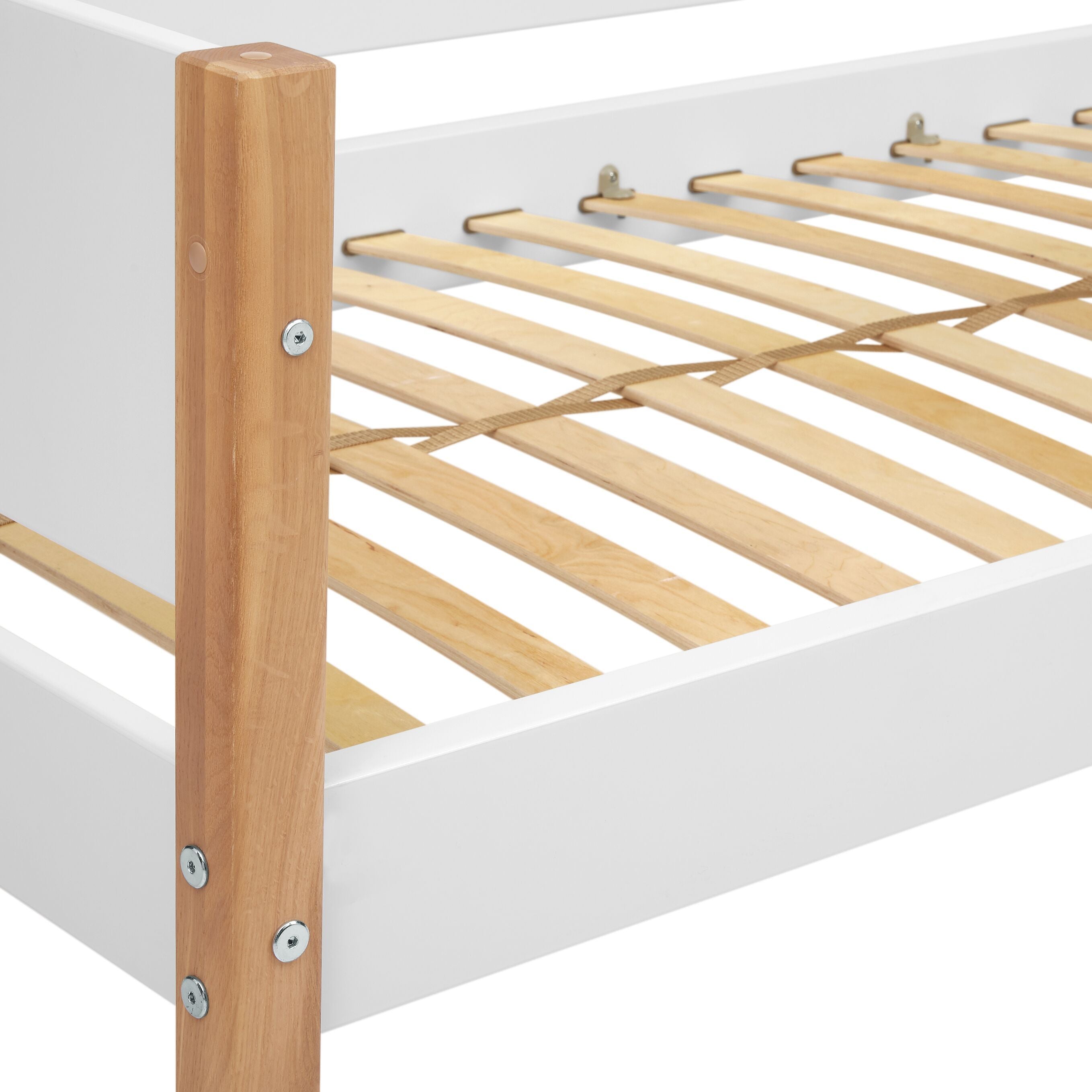 Flexa NOR Einzelbett - Weiss / B: 100.0 cm x T: 210.0 cm x H: 67.0 cm