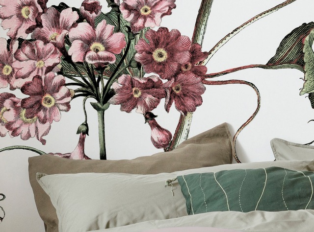 Komar Fototapete »Digitaldruck Vlies -  Paradis de Papillons - Grösse 400 x 250 cm« bedruckt glatt Wohnzimmer, Schlafzimmer