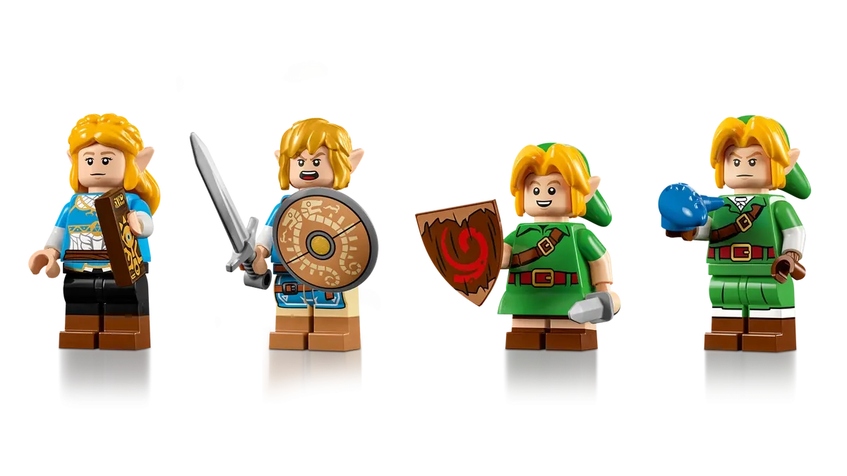 (2500-tlg. Set) The Legend of Zelda Klemmbausteine Spielzeug Building Modell Bausatz (77092) Lizenziert - Deku Baum 2in1