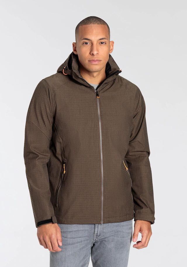Killtec Funktionsjacke mit Kapuze Wasserdicht & atmungsaktiv & abzippbarer Kapuze