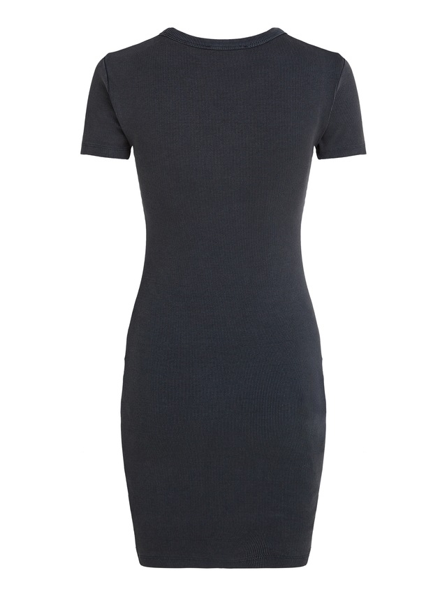 Calvin Klein Jeans Shirtkleid »WASHED WOVEN LABEL RIB DRESS« in gewaschener Optik