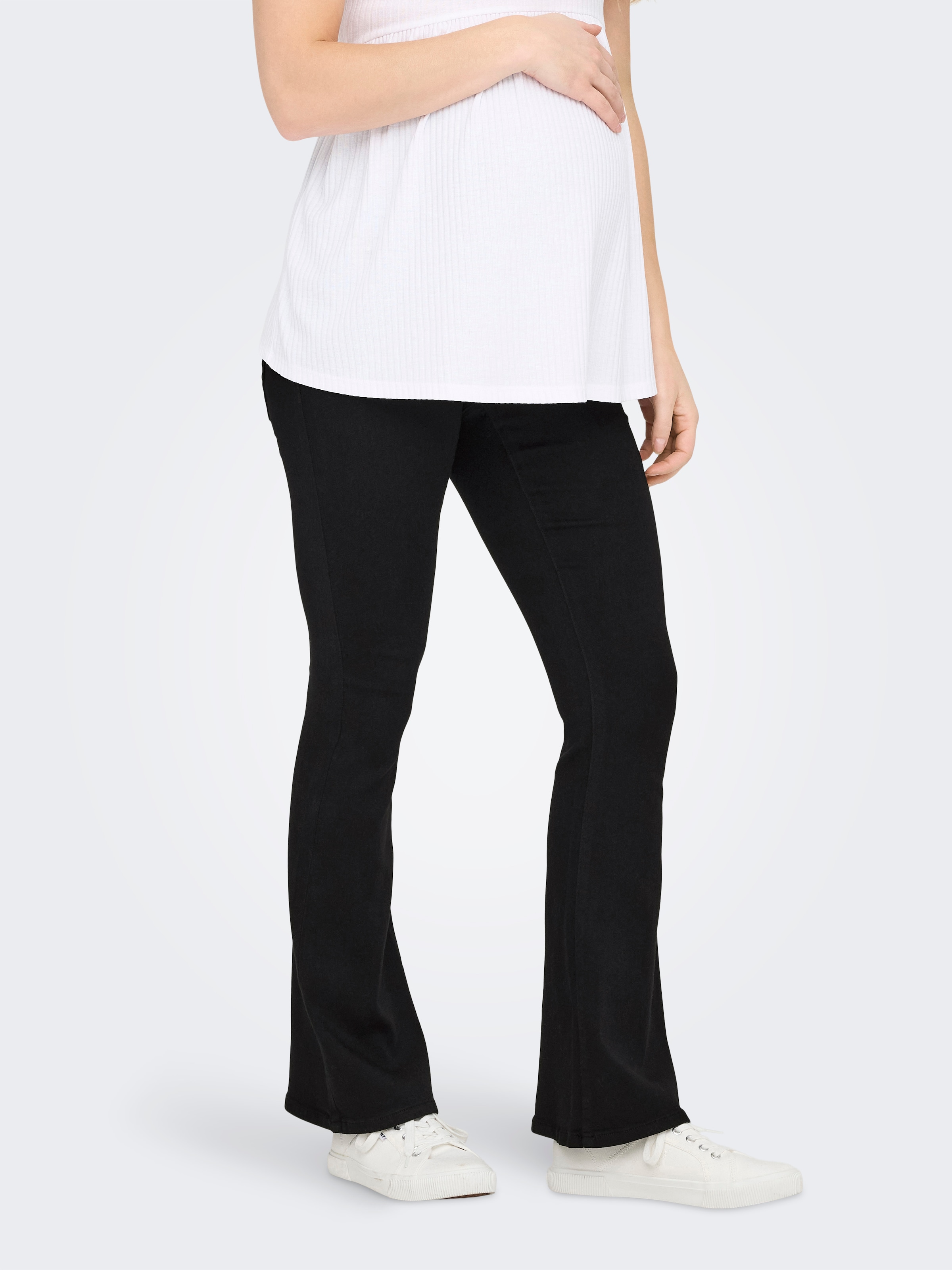 ONLY MATERNITY Push-up-Jeans »OLMRAIN LIFE REG PUSH UP FLARED NOOS«