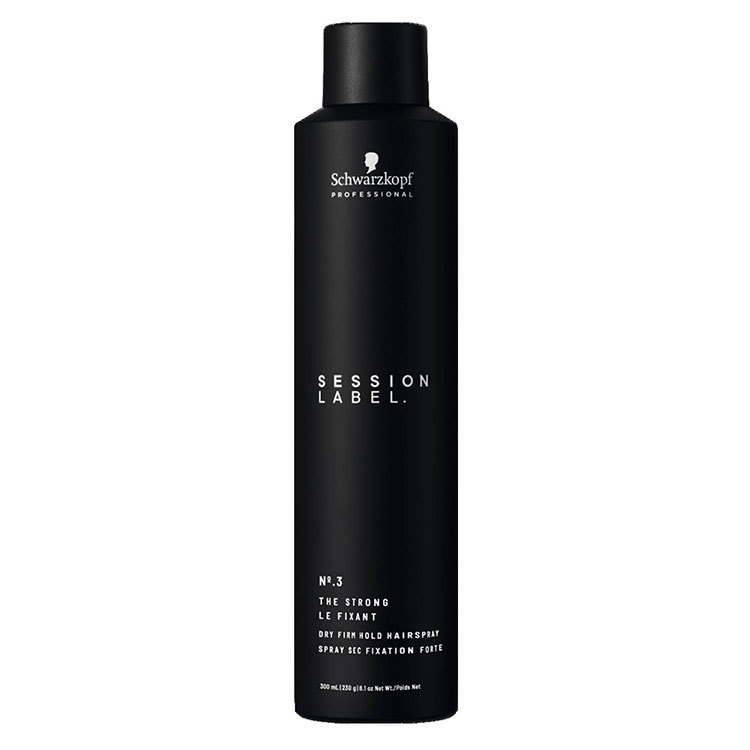 Schwarzkopf Professional Session Label The Strong Dry Firm Hold Hairspray 300ml