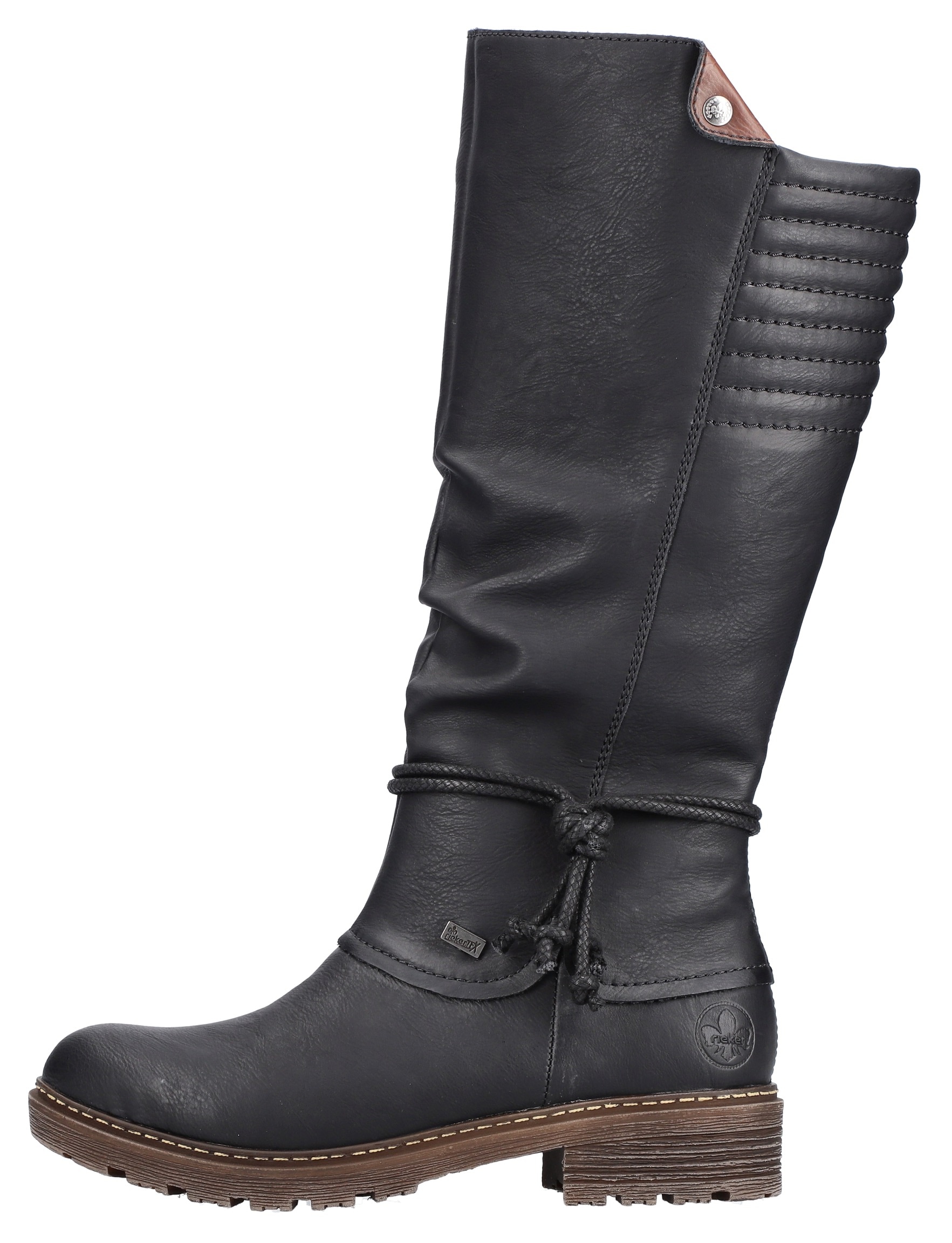 Rieker Winterstiefel  , Langschaftstiefel, Blockabsatz, mit Rieker-TEX-Membran