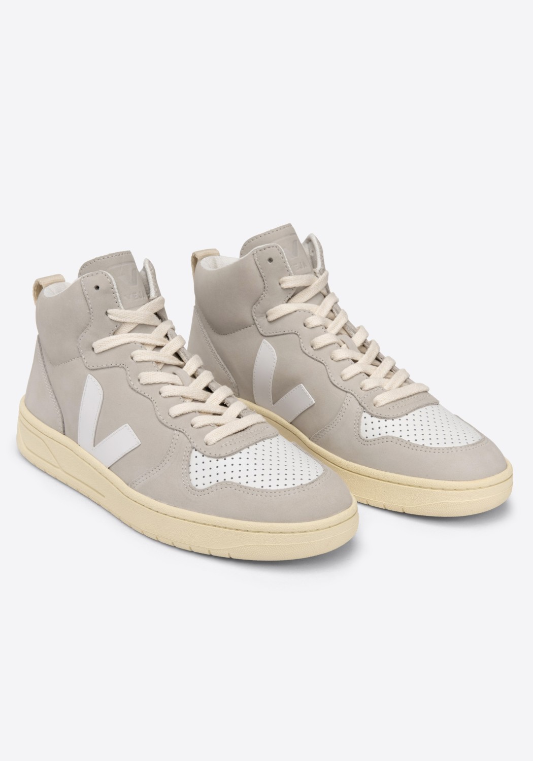 Veja Sneaker V-15 Nubuck Natural White
