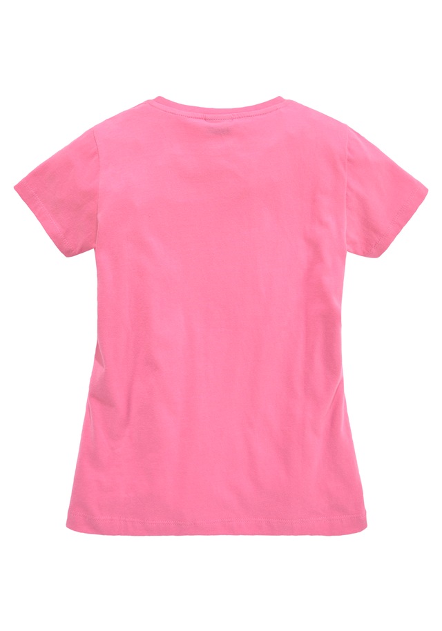 KIDSWORLD T-Shirt »mit Wendepailletten«, Kurzarm,  Basic-Passform,  mit Pailletten,  bedruckt