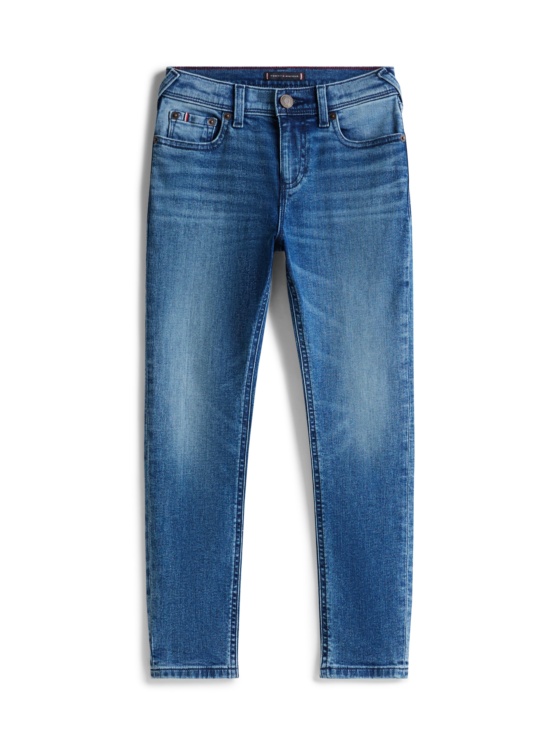 Tommy Hilfiger Slim-fit-Jeans »SCANTON VINTAGE DENIM«, für Kinder bis 16 Jahre, n cooler Waschungi