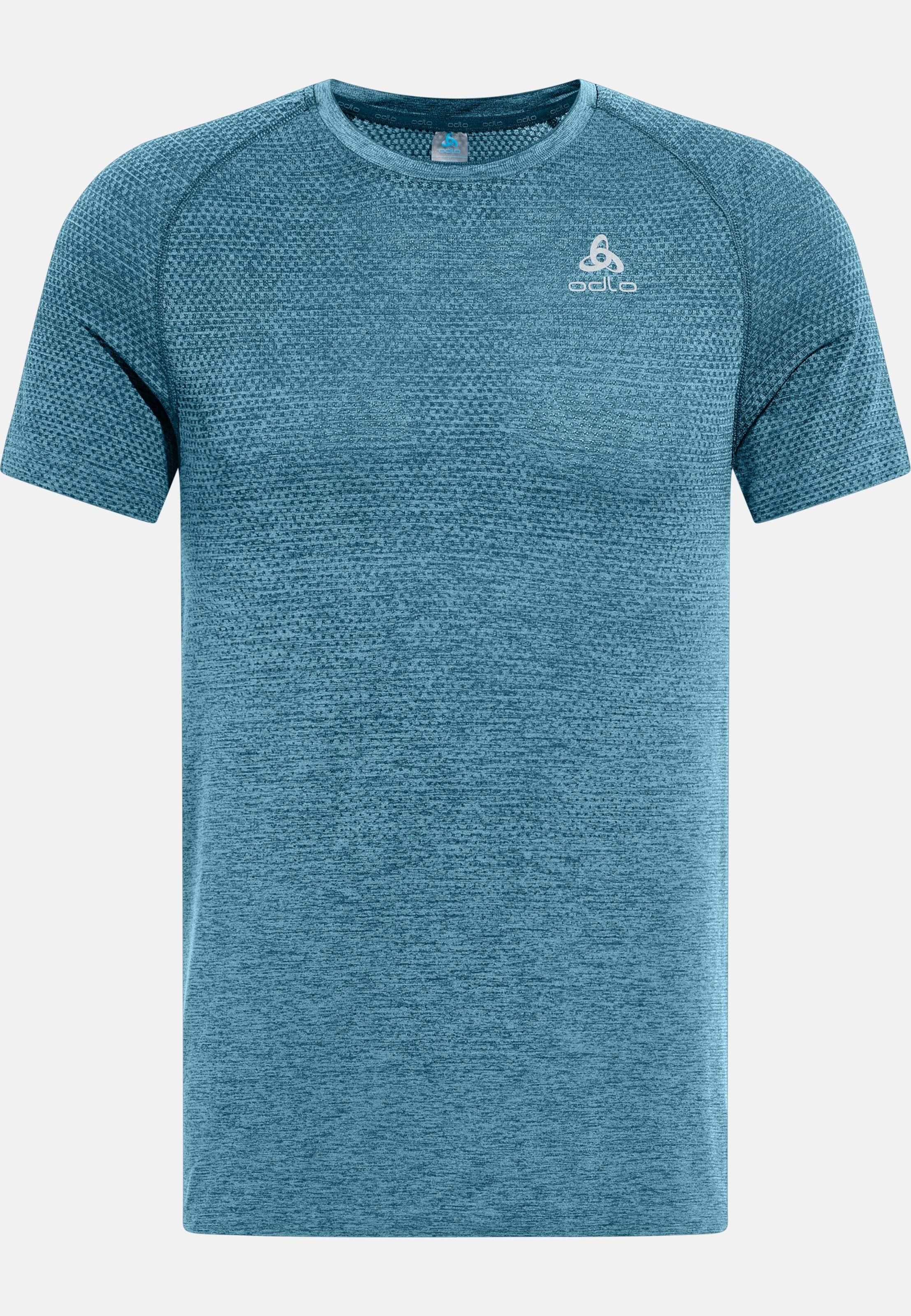 Essentials Seamless Laufshirt in dark sapphire melange