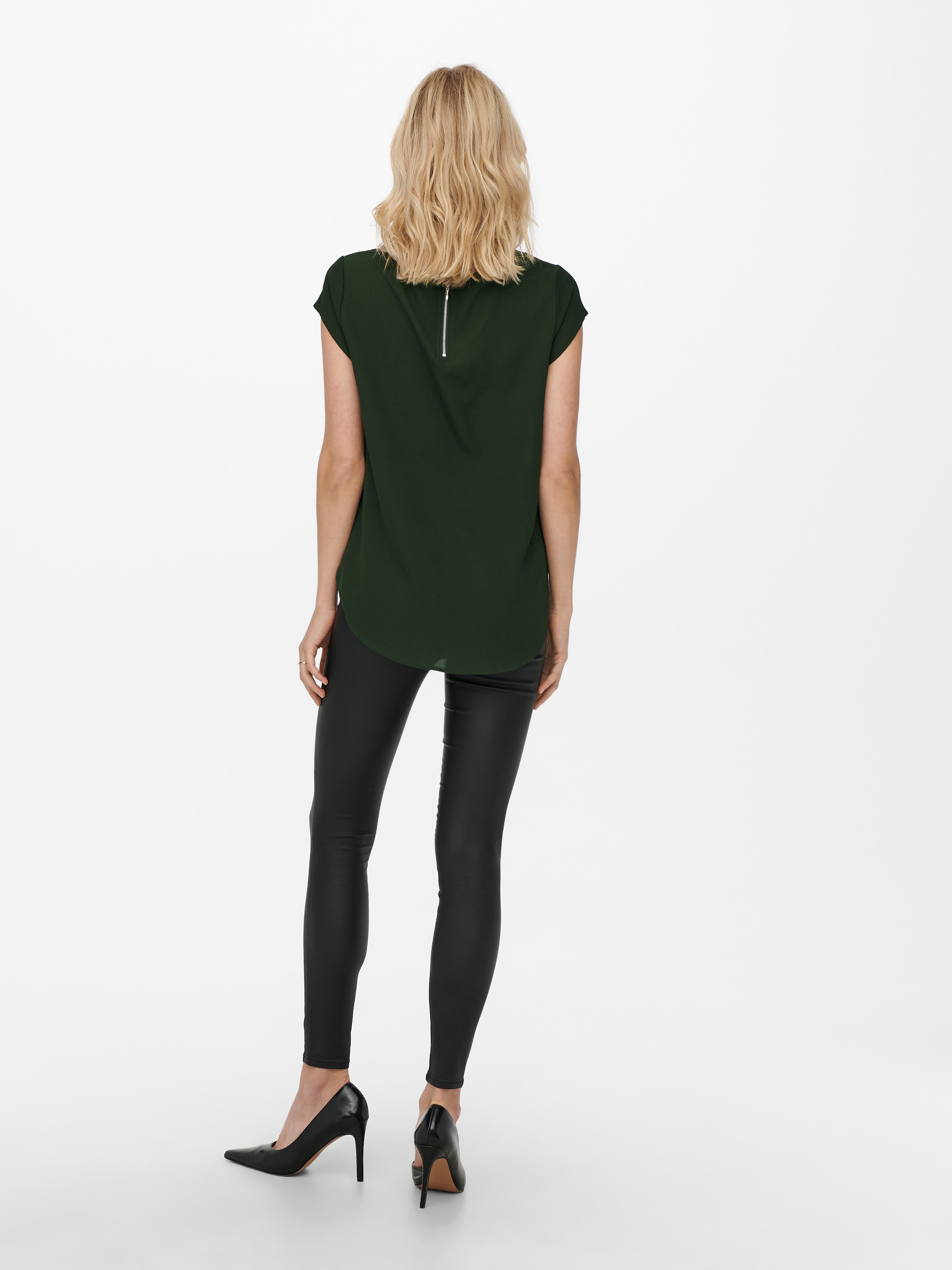 ONLY Shirtbluse »ONLVIC S/S SOLID TOP«