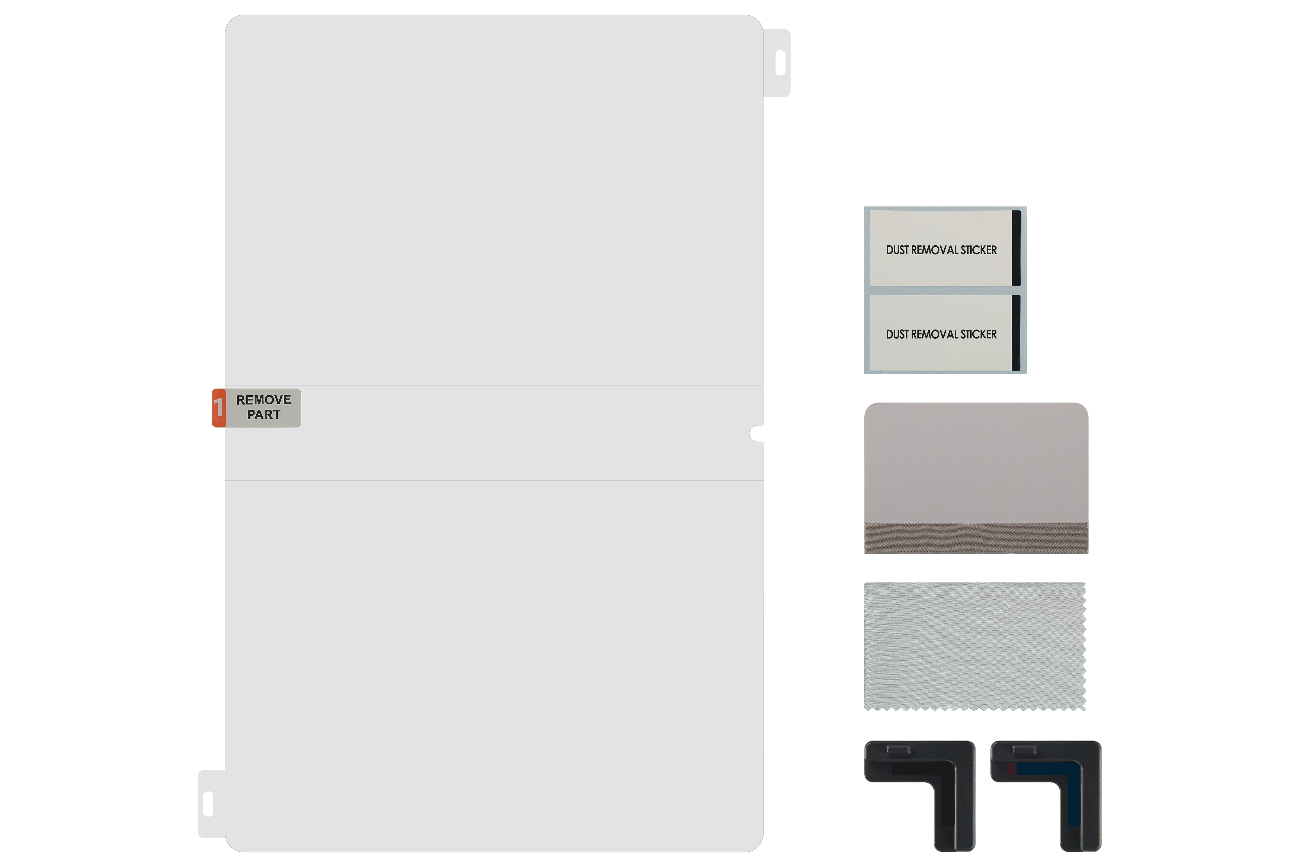 Galaxy Tab S10  Plus / S9 FE  Plus / S9  Plus / S8  Plus Anti-Reflecting Screen Display Schutzfolie   Montagehilfe (EF-UX810CTEGWW)