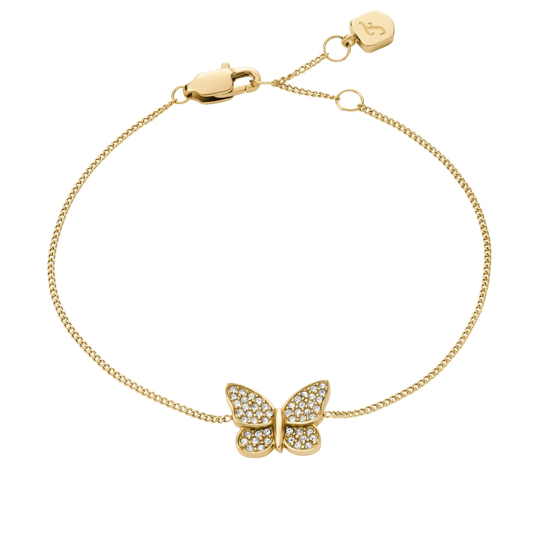 Fossil Sutton Armband Pave Butterfly