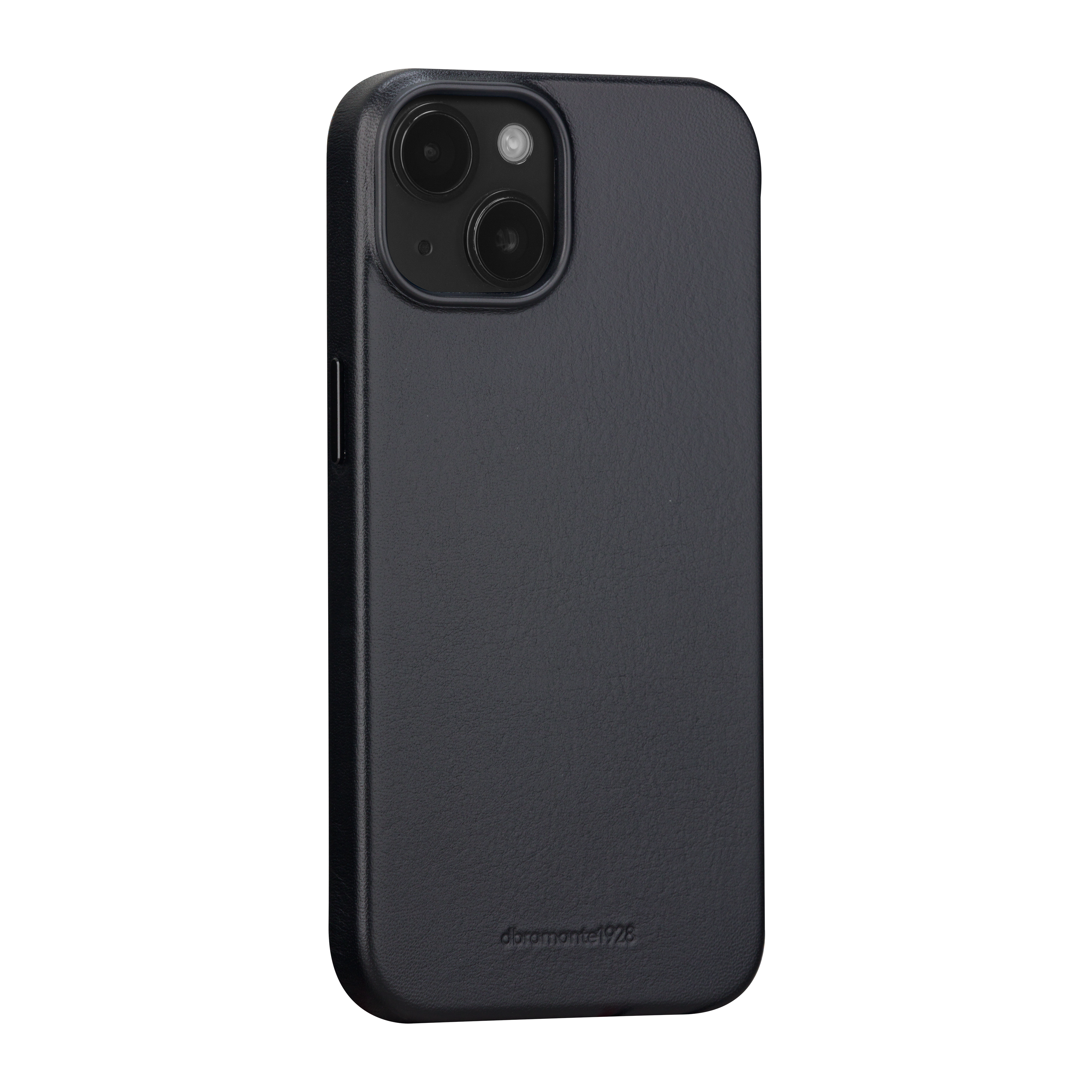 iPhone 15 MagSafe Echtleder Hardcase Hülle Roskilde Recycled (RO61GTBL1886) - Schwarz