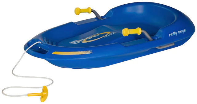 rolly toys® Schlitten »rollySnow Max, blau« mit 2 Bremsen aus Metallrohr