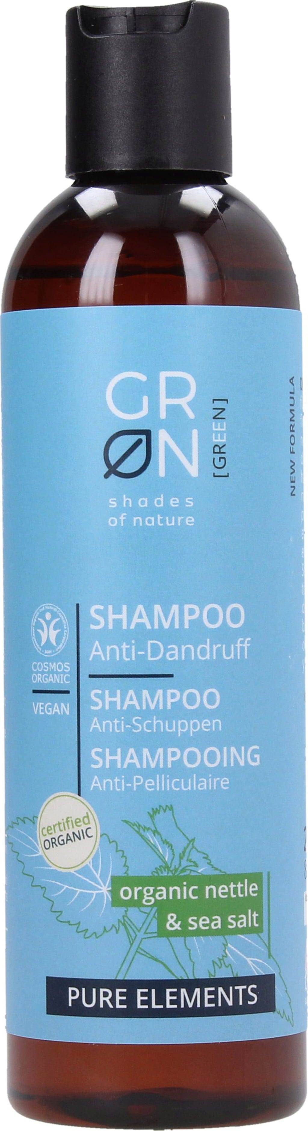GRN [GRÜN]   Anti-Dandruff Shampoo Nettle & Sea Salt, 250 ml