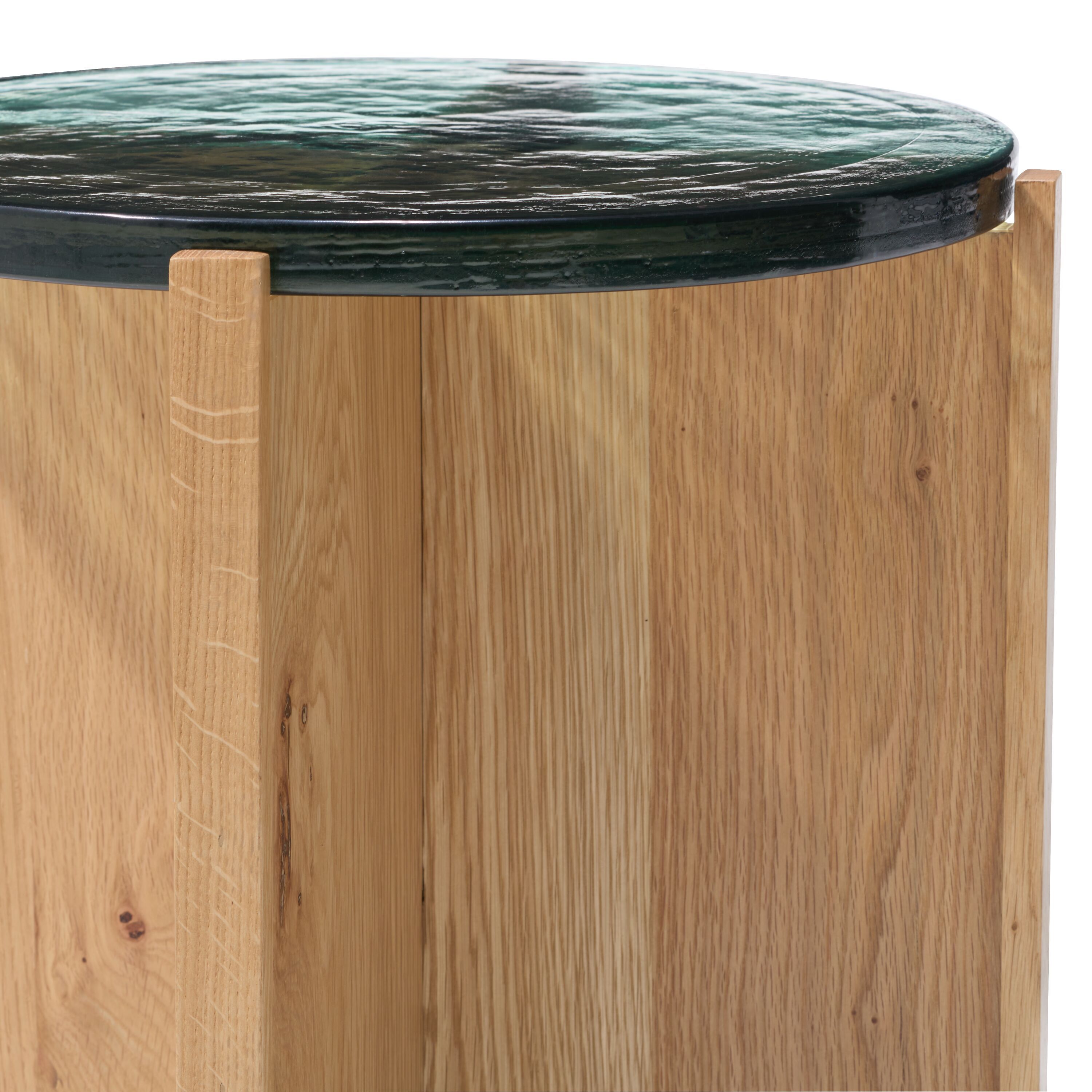 AMARA Beistelltisch - Grün / B: 40.5 cm x T: 40.5 cm x H: 44.5 cm