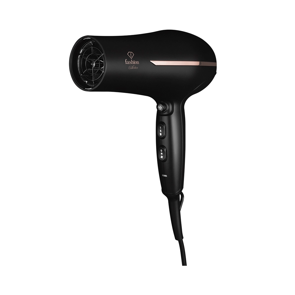 fashion Professioneller Haartrockner Black Rose Gold Collection