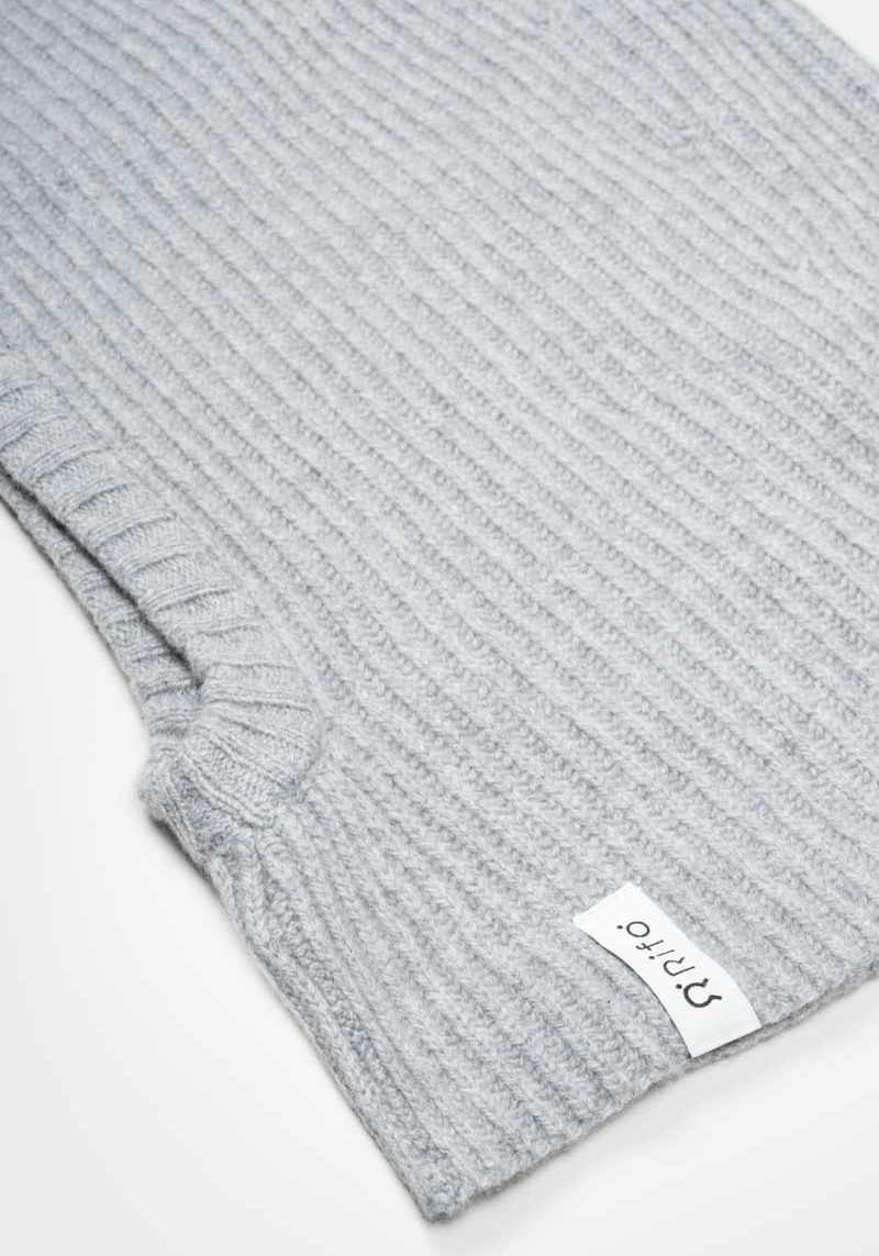 Rifo Sturmhaube Kaschmir Balaclava Marika Grey Calce