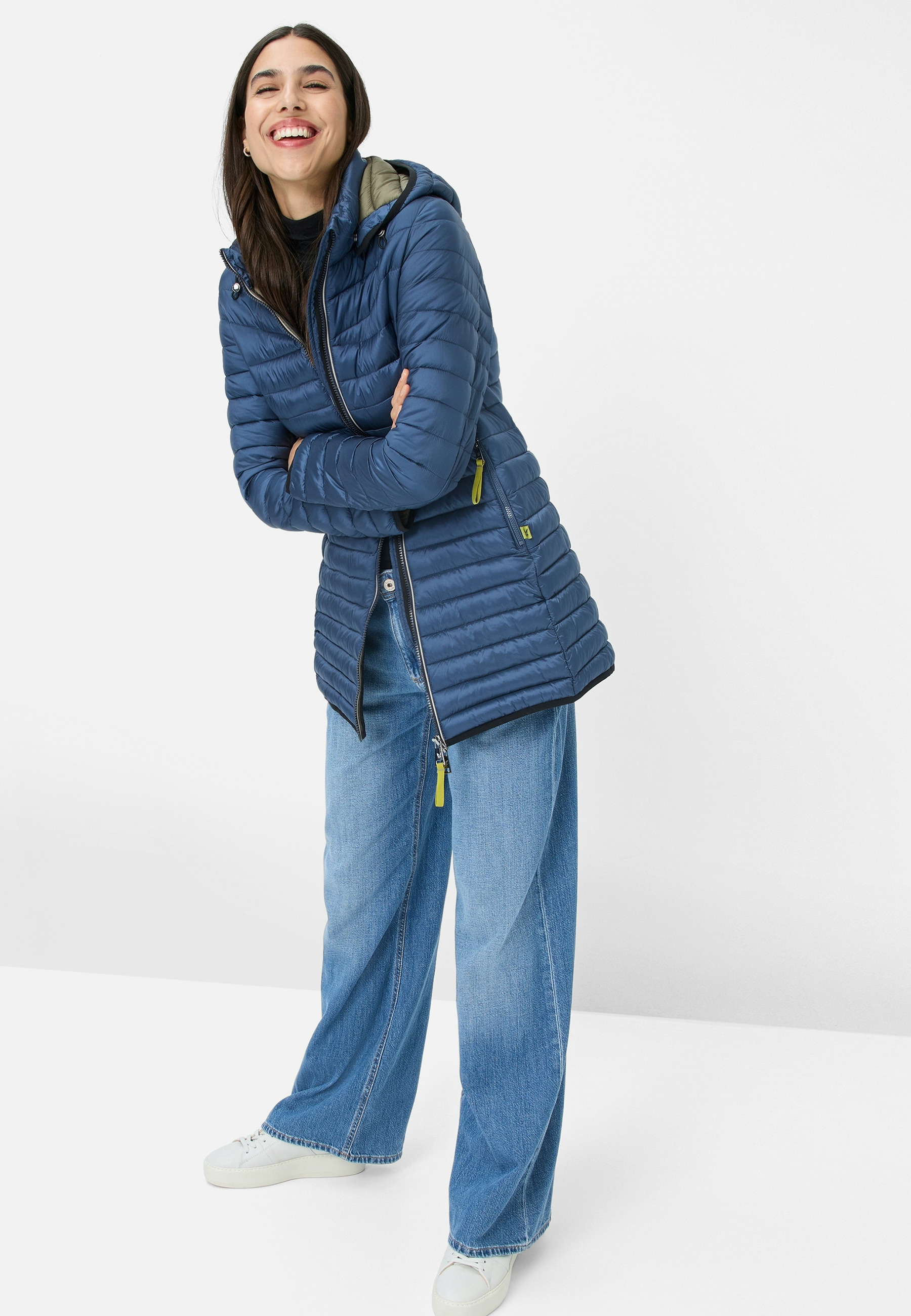 Fuchs Schmitt Steppjacke »Steppjacke« mit Kapuze mit abnehmbarer Kapuze