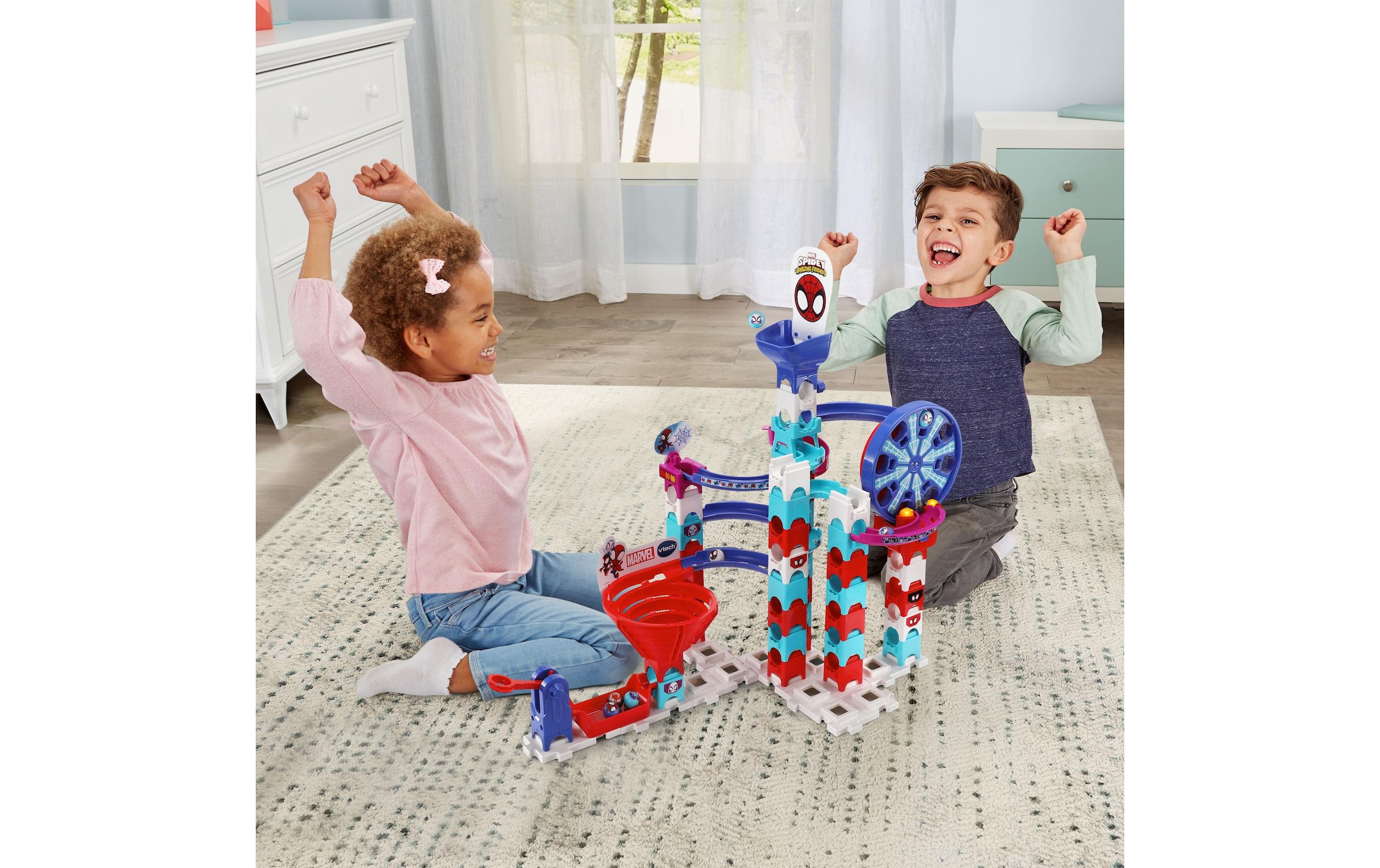 Vtech® Kugelbahn »Marble Rush – Spidey Super Spin Challenge«