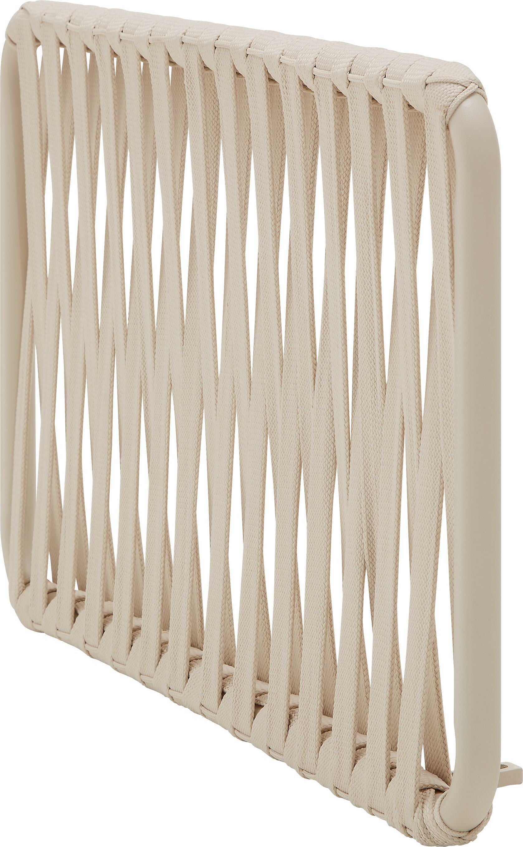 NIHOA Lounge Seiten- und Rückenelement - Hellgrau / B: 76.0 cm x T: 7.0 cm x H: 43.0 cm