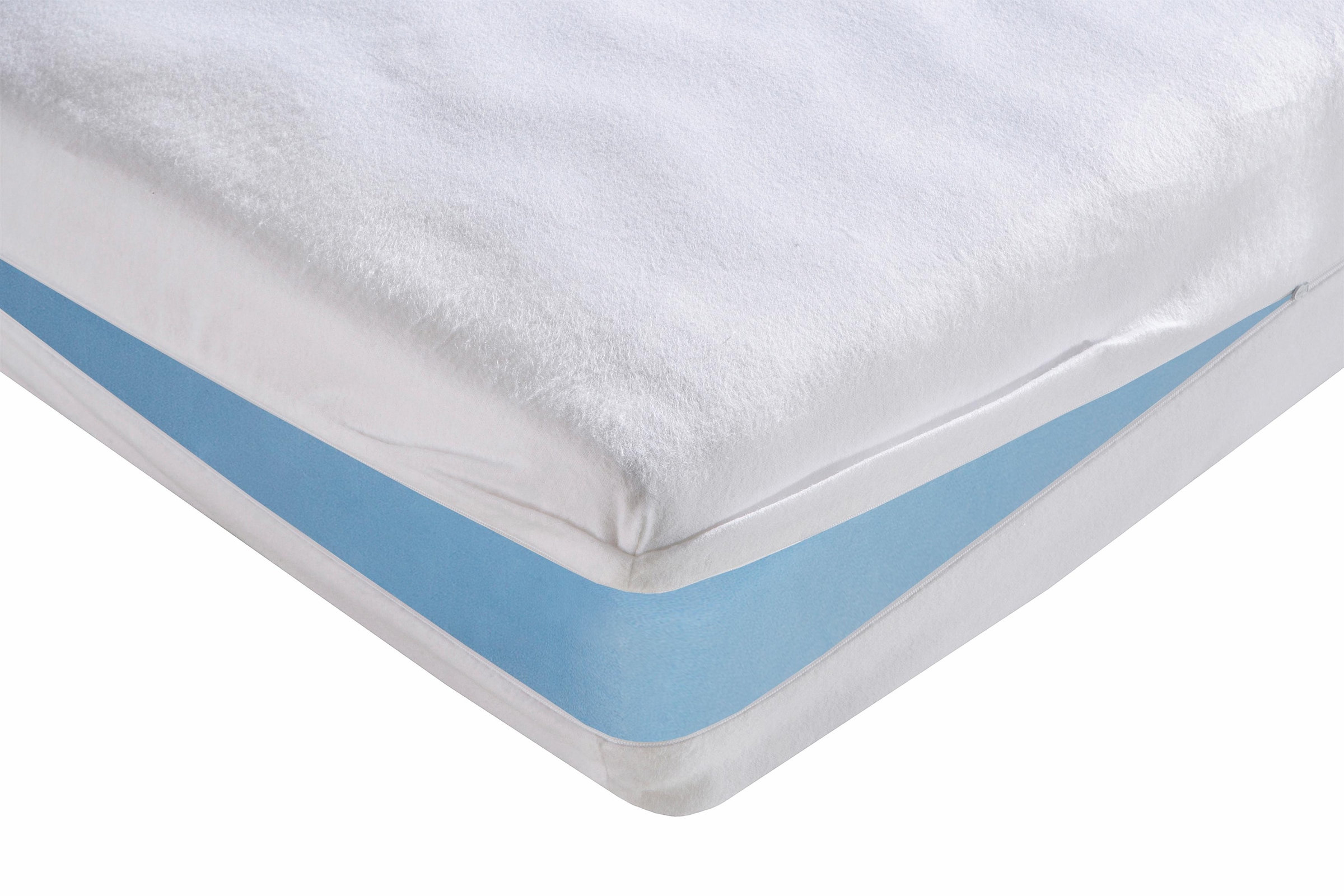 SETEX Matratzenschutzbezug »Protect & Care, Allergiker geeignet (Hausstauballergiker)« Auflage, 90x200 cm, 140x200 cm und weiteren Grössen, atmungsaktiv