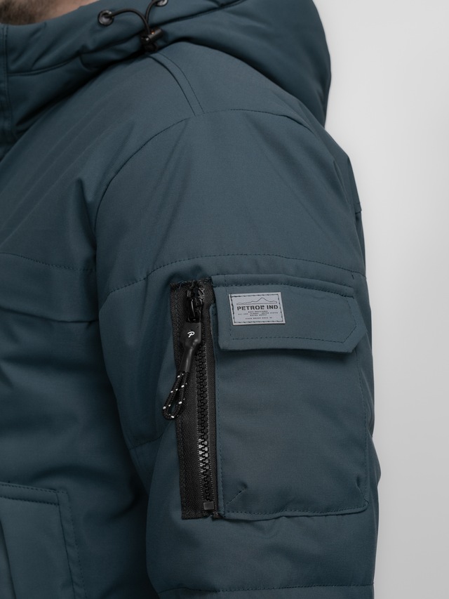 Petrol Industries Parka mit Kapuze mit verstellbarer Kapuze