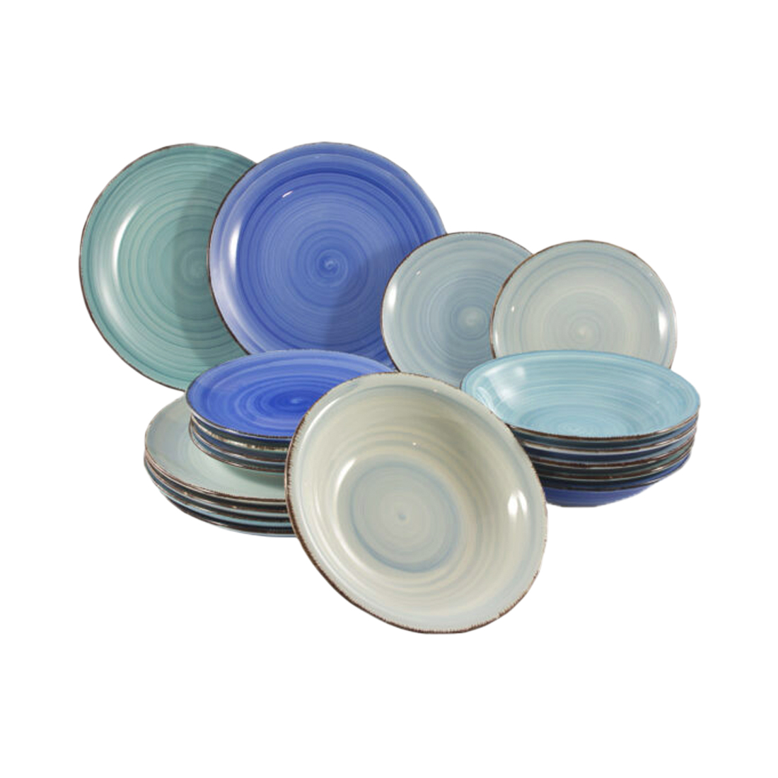 Tavola 18-teiliges Geschirr-Set Blue