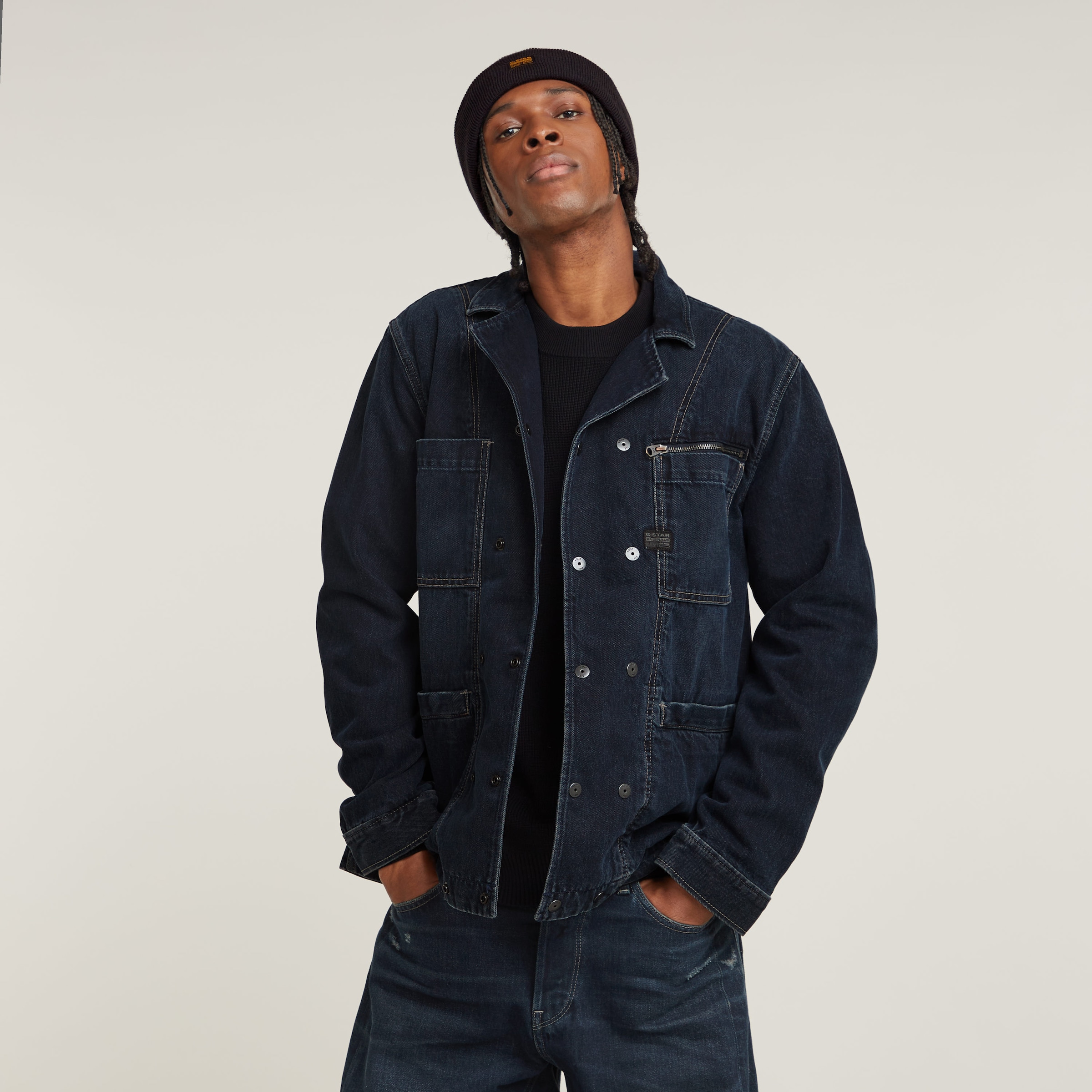 G-STAR Jeansjacke »Correct Blazer« mit doppelreihiger Knopfleiste