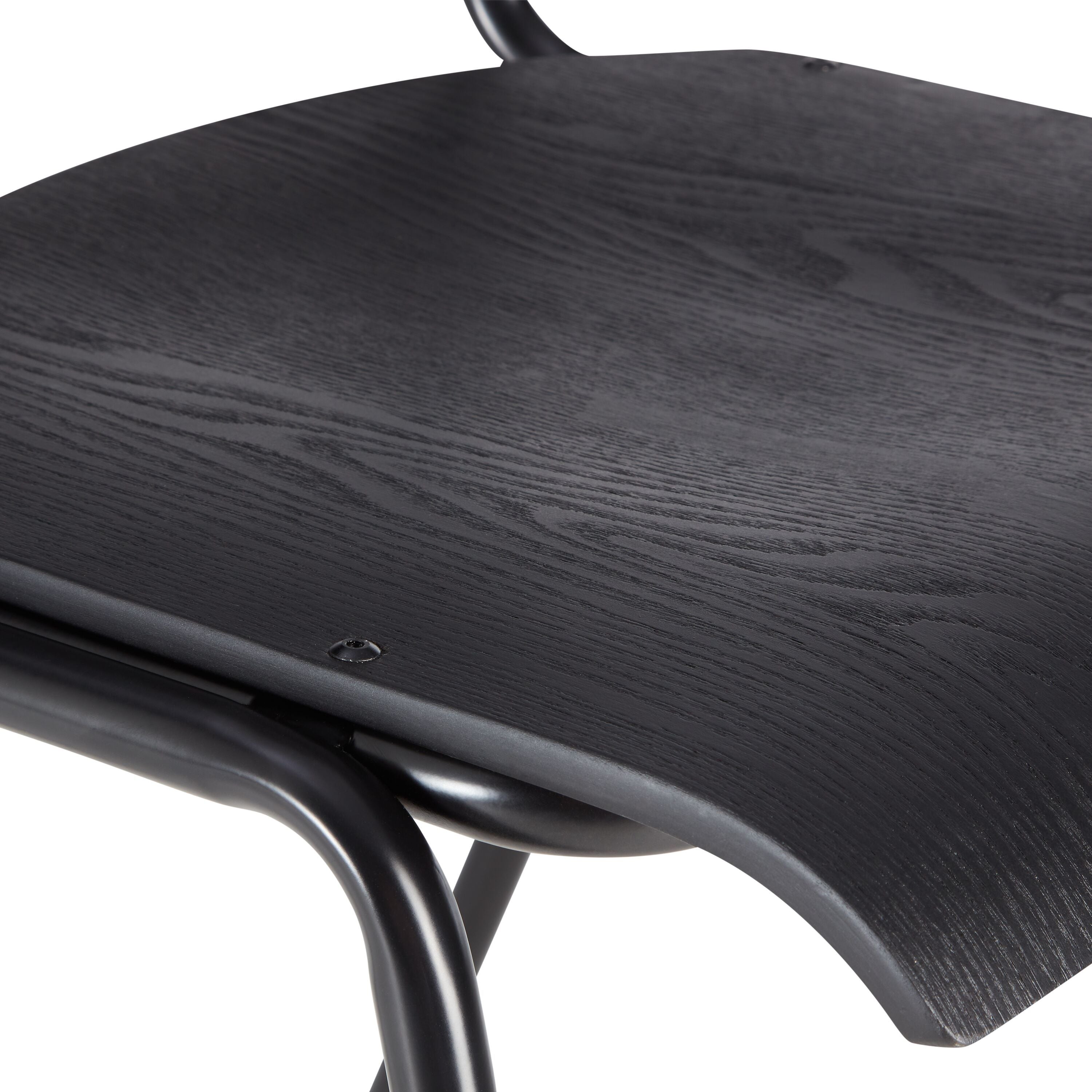 LEVIO Stuhl - Schwarz / B: 43.0 cm x T: 50.0 cm x H: 83.0 cm