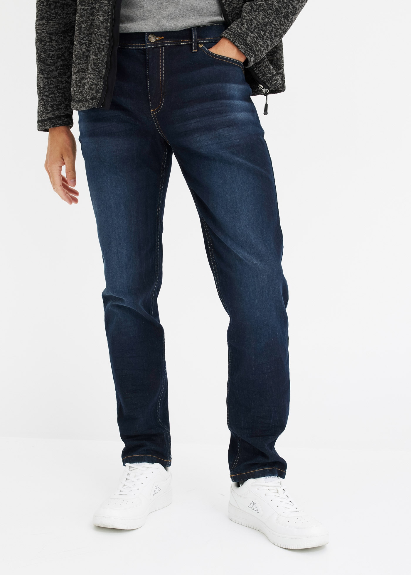 bonprix Slim-fit-Jeans »Slim Fit Stretch-Jeans, Tapered«, Slim Fit Stretch-Jeans, Tapered