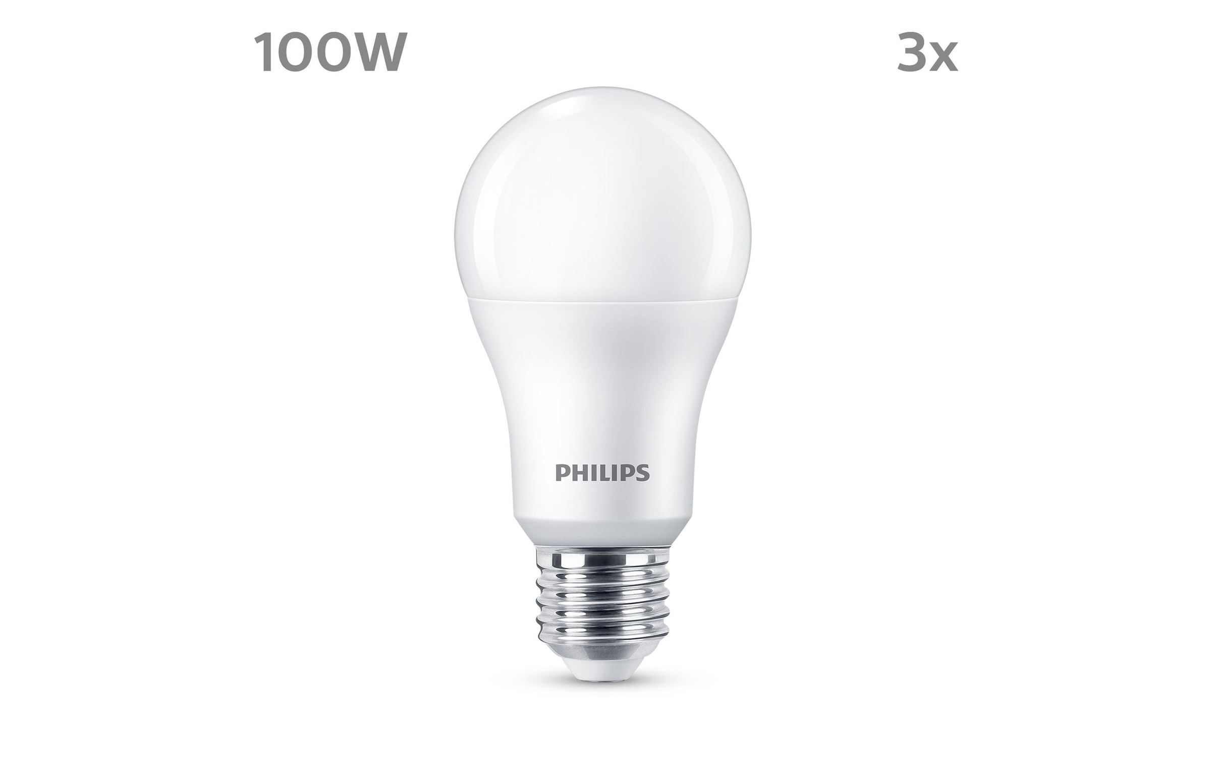 Philips LED-Leuchtmittel »(100W), 13W, E27, War« E27 Warmweiss