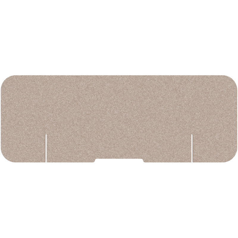 Suono Akustik-Tischtrennwand suonoDESK Plain M, 160 x 59 cm, sand
